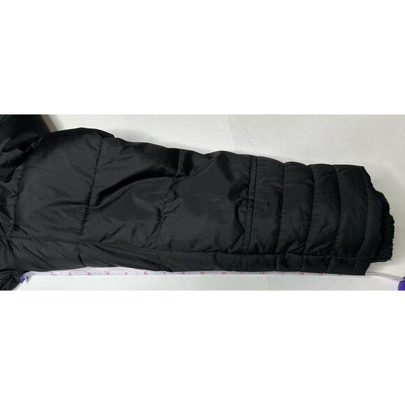 Kensie Outerwear Black Long Puffer Coat W/ Oversized Hood SZ XL *No Belt* - Picture 12 of 16